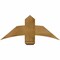 Ekena Millwork Bellingham Rough Sawn Timber Gable Bracket, Western Red Cedar, 36"W x 15"H x 6"D x 6"F, 10/12 Pitch GBW036X15X0606BEL00RWR - alternate 1